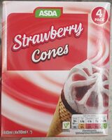 Strawberry cones