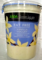 Fat free vanilla yogurt