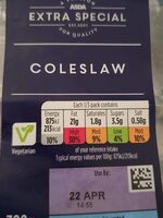 Extra special coleslaw