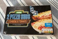 Cheese and tomato pizza subs