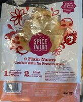 2 plain naans