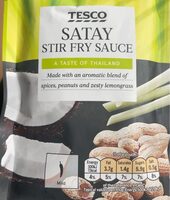Satay stir fry sauce
