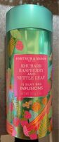 Rhubarb raspberry and nettle leaf infusions