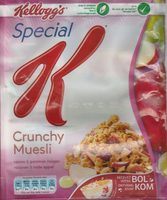Crunchy Muesli raisins & pommes rouges