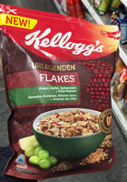 Urlegenden Flakes épeautre, pommes, raisins secs et graines de chia