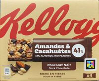 Barres Amandes Cacahuètes Chocolat noir