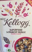 Superfood Crunchy Müsli - Cranberry & Lindseed