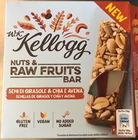 Nuts & Raw Fruits Bar Semi di Girasole & Chia e Avena