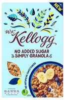 No added sugar simply granola