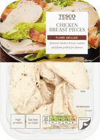 Flamegrilled Cooked Chicken Breast Chunks