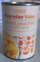 Sliced peaches in light syrup