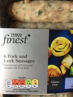 Pork and Leek Sausages
