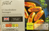 6 Lincolnshire Sausages