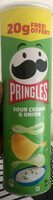 Snack salé au goût crème acidulée et oignon