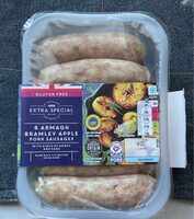 Armagh braru apple pork sausages