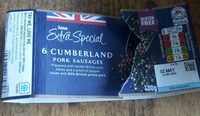 Saucisses de porc cumberland