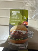 Minted lamb and mutton quarter pounders