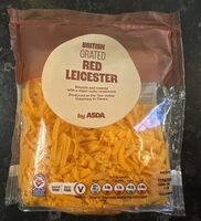 Grated red leicester