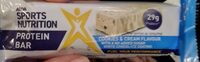 Cookies and cream protein bar