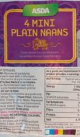 4 Mini Plain Naans