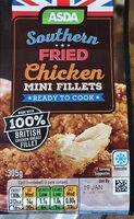Southern fried mini chicken fillets