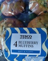 4 Blueberry Muffins