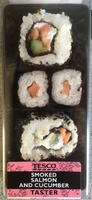 Smoked Salmon and Cucumber taster