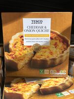 Cheddar and Onion Quiche