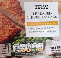 Breaded Chicken Steaks