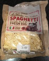 Spaghetti made with fresh egg