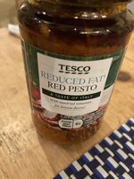 Reduced fat red pesto
