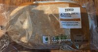 Tesco Wholemeal Pitta Bread 6 Pack