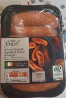Smoked paprika and honey sausages