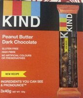 Peanut butter and dark chocolate bars
