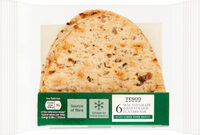 Malted Grain And Rye Folded Flatbread