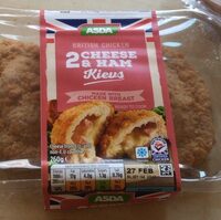 Cheese & ham kievs