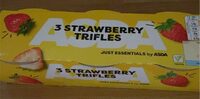 3 strawberry triffles