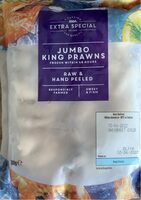 Jumbo King prawns - Raw & Hand Peeled