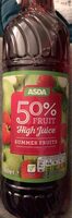 Apple, strawberry and raspberry high juice squash