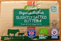 Organic British Slightly Salted Butter