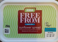 Free from dairy free sunflower spread