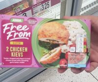 Free From GLUTEN MILK 2 CHICKEN KIEVS Made with 10