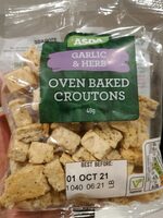 Crisp & Crunchy Garlic & Herb Oven Baked Croutons