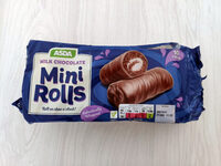 Milk chocolate mini rolls