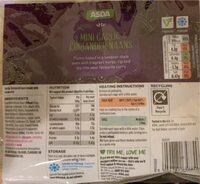 Free te 4 MINI GARLIC & CORIANDER NAANS Aromatic a