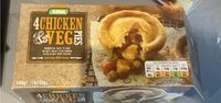 4 Chicken & Vegetable Pies