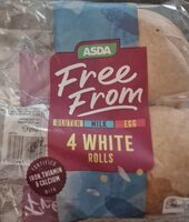 4 White Rolls