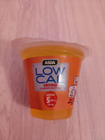 Orange flavour jelly pot