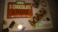 5 chocolate & fudge cereal bars