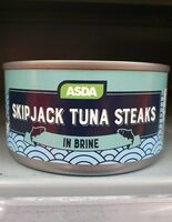 Skipjack Tuna Steaks in brine